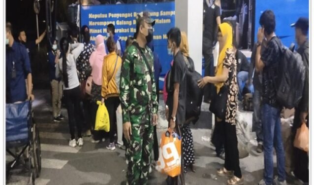 Jumlah PMI Di Karantina Bertambah, Danrem 033 Himbau Kepada Petugas Jaga Kesehatan, Selalu Patuhi Protkes.