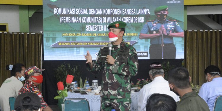 Brigjen TNI Achmad Fauzi Ajak Ormas Dan LSM Tingkatkan Jiwa Bela Negara Dan Wasbang Upaya Cegah Perselisihan Antar Kelompok.
