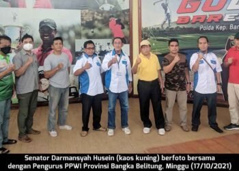Pimpinan Komite 4 DPD RI Terima Audiensi PPWI Bangka Belitung.