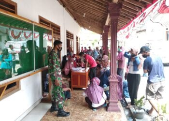 Ratusan Warga Dua Desa Di Juwangi Dapatkan Vaksin Sinovac.