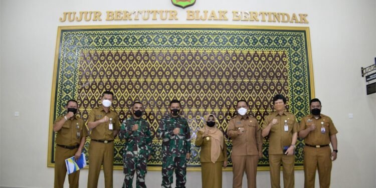 Danlantamal lV Tanjungpinang Kunjungi Walikota Tanjungpinang.