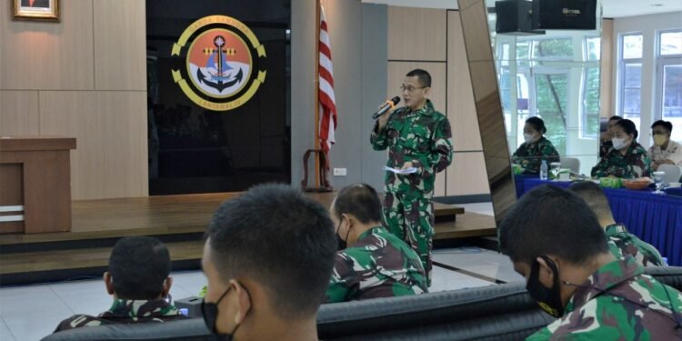 Segenap Prajurit TNI-AL Tanjungpinang Terima Kunker Diksual Tahun 2021.