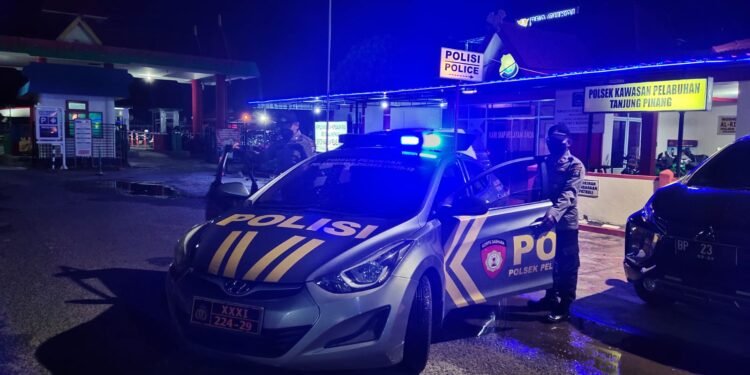 Patroli Yustisi, Polsek Kawasan Pelabuhan SBP Imbau Masyarakat Jangan Lengah Prokes.