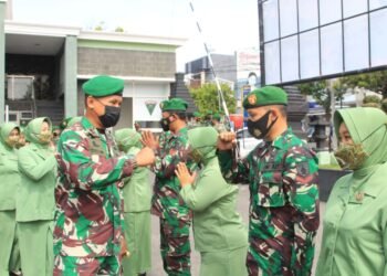 Pimpin Sertijab Danramil Dan Laporan Korps Pindah Satuan, Ini Pesan Dandim 0808/Blitar.