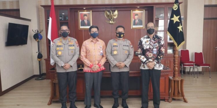 Kapolda Kepri Terima Kunjungan Silaturahmi Tim Detektorat Pengawasan Bidang Pertahanan Dan Keamanan BPKP.