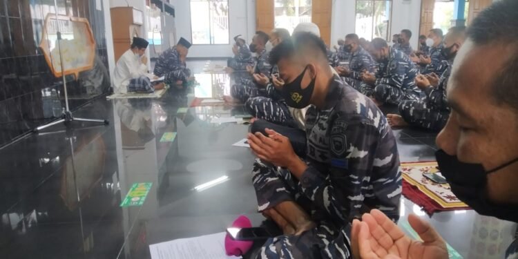 Jelang Latihan OPSFIB Tahun 2021, Lantamal IV Gelar Dzikir Dan Ibadah Doa Bersama.
