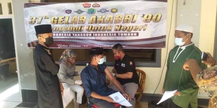 Peringati 31 Tahun, Akabri 90 Gelar Vaksinasi Massal.