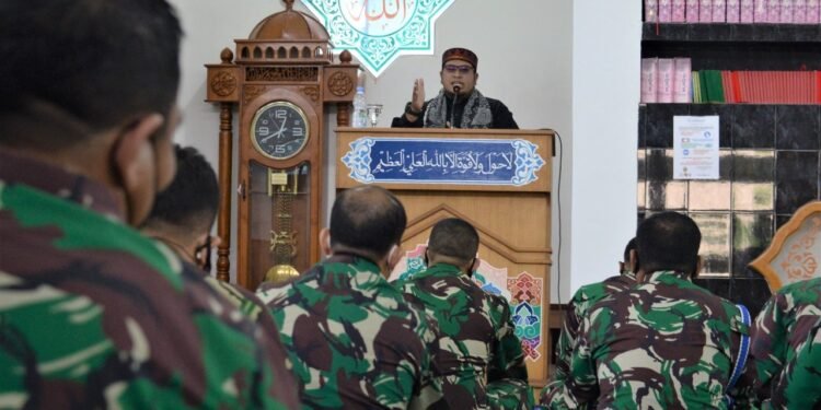 Lantamal lV Gelar Acara Peringatan Maulud Nabi Muhammad S.A.W 1443 H.