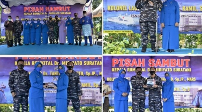 Danlantamal IV Hadiri Acara Pisah Sambut Karumkital Dr. Midiato.S.