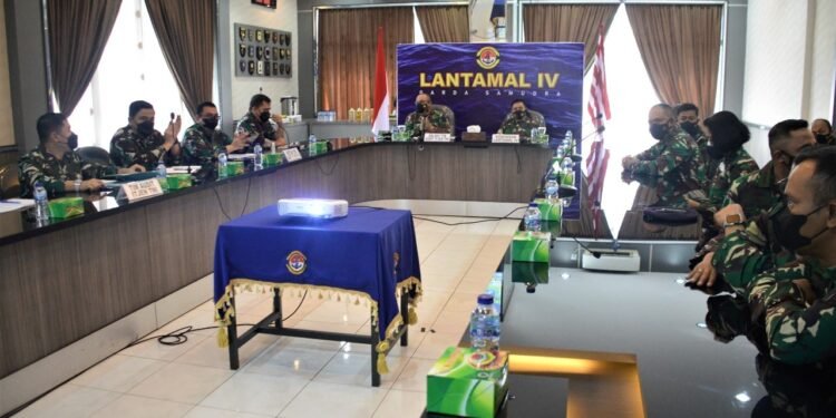 Irops Itjen TNI Beri Entry Meeting Audit Itjen TNI TA 2021 Di Mako Lantamal lV.