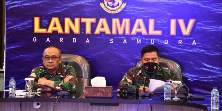 rops Itjen TNI Beri Exit Meeting Audit Kinerja Itjen TNI TA 2021 Di Mako Lantamal lV.