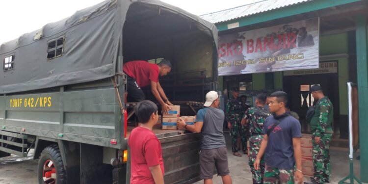 Wilmar Group Memberikan Bantuan 1000 Liter Minyak Goreng Kepada Kodam XII/Tpr Yang disalurkan Oleh Yonif 642/Kps.