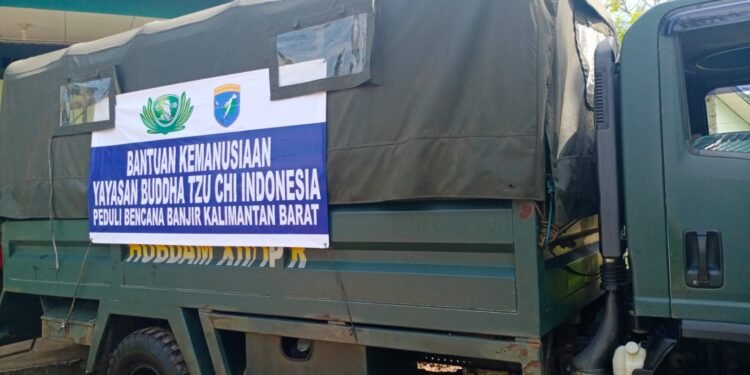 Bekangdam XII/Tpr Mulai Distribusikan Bantuan Dari Yayasan Buddha Tzu Chi.