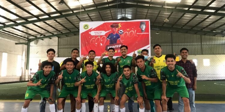 Bikin Bangga !!.. ‘Hangtuah Perkasa’ Tim Futsal Binaan Kodim 0315/Bintan Juarai Turnamen Trofeo IMKL Batam Cup I.
