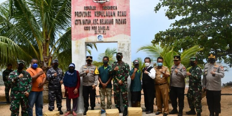 Kunker Danrem 033/WP Bersama FKPD Ke Pulau Nipa Dan Pulau Pelampong.
