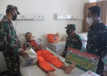 Menyambut HUT Ke-58 Korem 081/DSJ Tahun 2021, Kodim 0808/Blitar Gelar Anjangsana.
