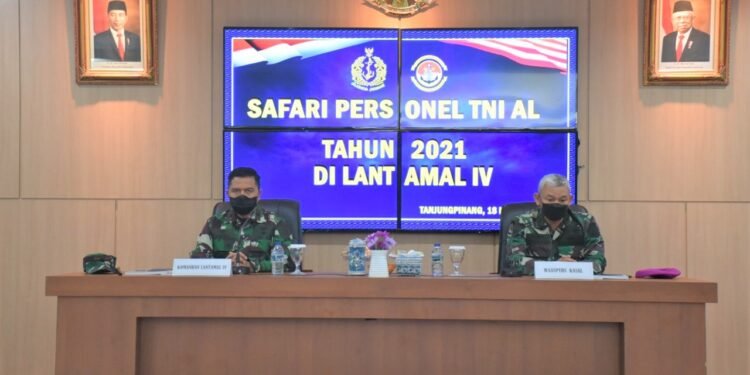 Safari Personil TNI-AL T.A 2021 Digelar Di Mako Lantamal lV.