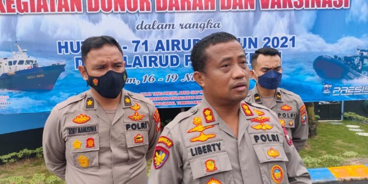 Ditpolairud Polda Kepri Gelar Vaksinasi Dalam Rangka HUT Airud Ke-71 Tahun 2021.