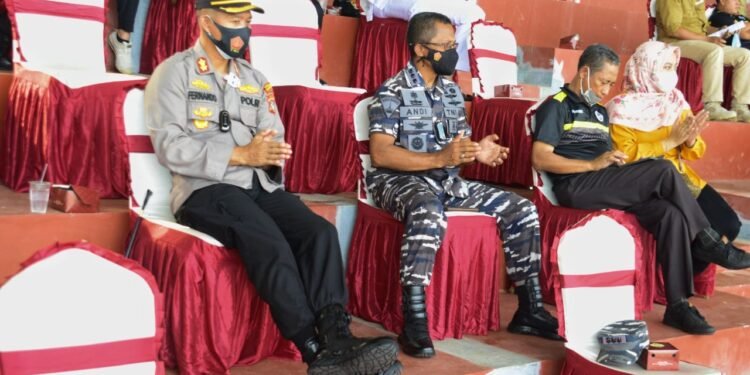 Wadan Lantamal lV Hadiri Pembukaan Kompetisi Liga 3 Kepri.