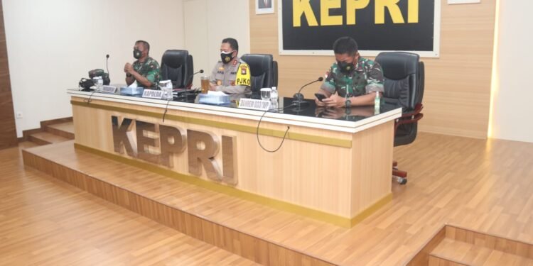 Rapat Koordinasi Lintas Sektor Pengamanan Natal Dan Tahun Baru Polda Kepri.