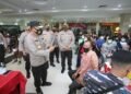 Kapolda Kepri Tinjau Langsung Pelaksanaan Vaksinasi Serentak Indonesia Di Kota Batam.