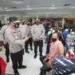 Kapolda Kepri Tinjau Langsung Pelaksanaan Vaksinasi Serentak Indonesia Di Kota Batam.
