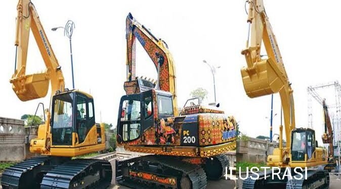 Kabar Mengejutkan !! Ditengah Gebyar HUT Ke-18 Kabupaten Lingga, Diduga Kementerian LHK Sita Alat Berat Milik Perusahaan Tambang.