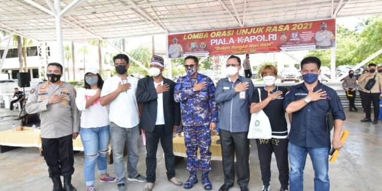 Irwasda Polda Kepri Tutup Acara Lomba Orasi Unjuk Rasa 2021 Sekaligus Pemberian Hadiah Kepada Pemenang Lomba.