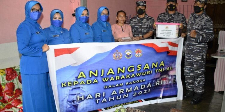 Jelang Hari Armada RI Tahun 2021, Lantamal IV Gelar Anjangsana Ke Warakawuri TNI-AL.