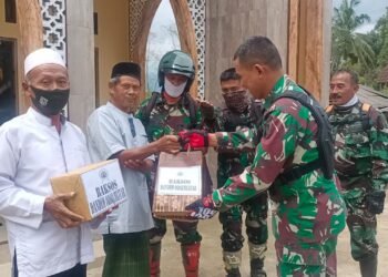 Wujud Kepedulian, Dandim 0808/Blitar Gelar Baksos Untuk Pembangunan Masjid.