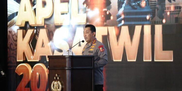 Apel Kasatwil, Kapolri Minta Capaian Positif Penanganan Covid Dipertahankan Hingga Kebiasaan Untuk Berbuat Baik.
