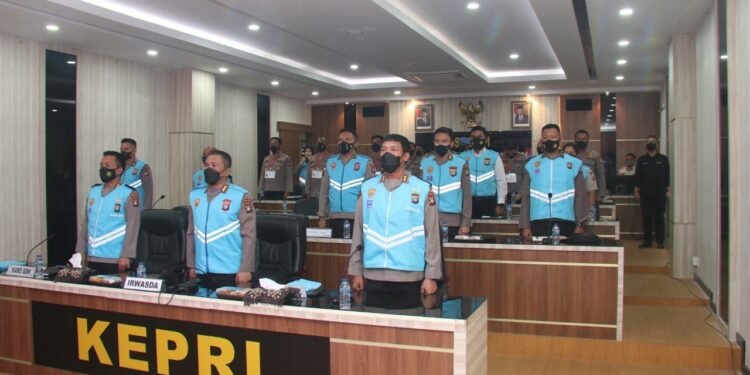 Pengambilan Sumpah Dan Penandatanganan Pakta Integritas Seleksi Sekolah Staf Dan Pimpinan (Sespimen) Polri Dikreg – 62 TA.2022.