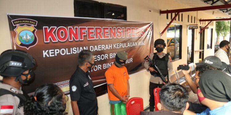 Polsek BintanTimur Polres Bintan Ringkus Pencuri Kendaraan Bermotor.