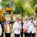 Presiden Tinjau Pembangunan Tanggul Pengendali Banjir dan Serahkan Bantuan Sosial.