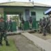 Danrem 172/Pwy Menyempatkan Kunjungi Pos Satgas Pamtas RI-PNG Yonif 711/Rks.