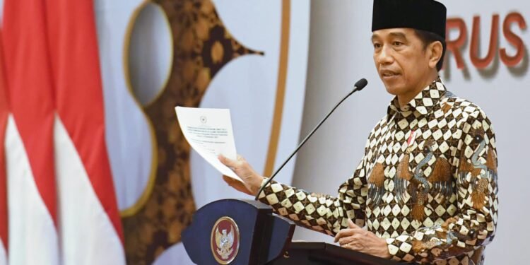 Presiden Tegaskan Komitmen Indonesia Jadi Pusat Ekonomi Syariah Di 2024.
