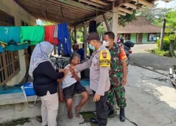 Bersinergi, Tiga Pilar Sisir Dusun Pengkol Simo.