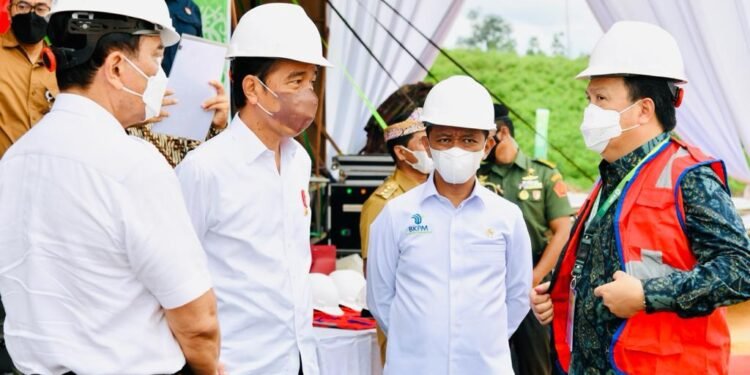 Presiden Jokowi Groundbreaking Kawasan Industri Hijau Indonesia.
