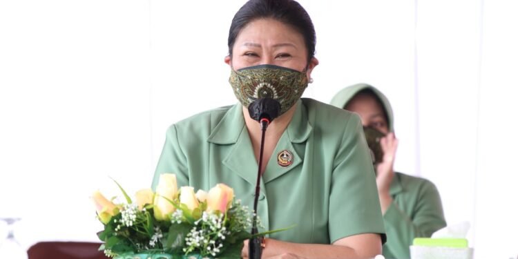 Tatap Muka Di Yonkav 12/BC, Ketua Persit KCK Daerah XII/Tpr Minta Anggota Bijak Bermedia Sosial.