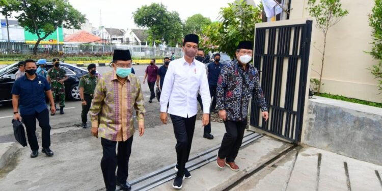Presiden Jokowi Resmikan Gedung Kantor Pimpinan Pusat Dewan Masjid Indonesia.