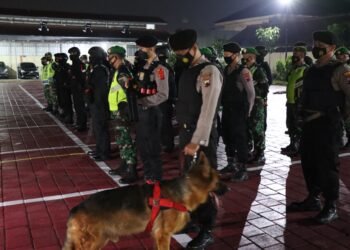 Kodim Boyolali Bersinergi Amankan Malam Tahun Baru 2022.