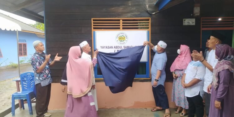Kembangkan Konsep Keagamaan, Bupati Nizar Resmikan Yayasan Abdul Samad Lingga.