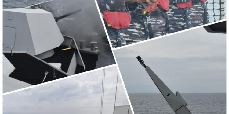 The Flagship TNI AL, KRI REM-331 Awali Tahun 2022 Dengan Naval Artillery Day.