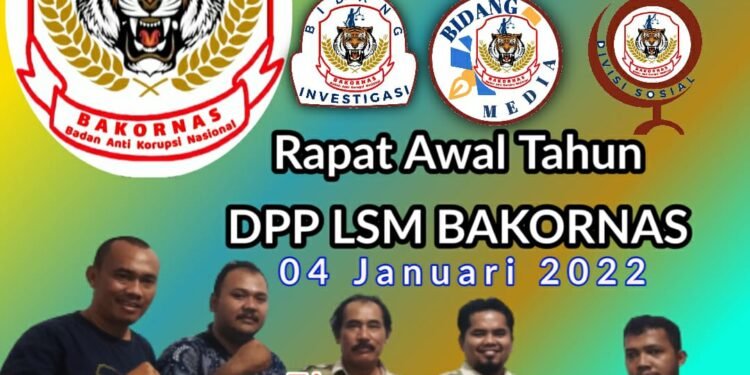 LSM BAKORNAS : “Berpartisipasi Aktif Mewujudkan Peran Serta Masyarakat dalam Pemberantasan KORUPSI”.