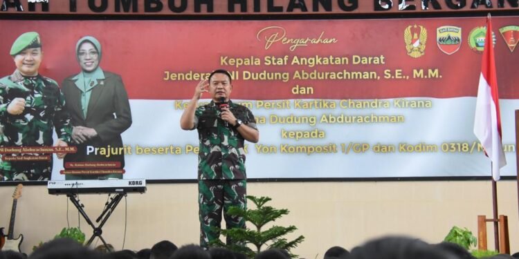 Kasad Temui Prajuritnya di Ujung Utara NKRI.
