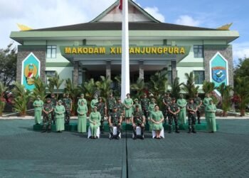 Kunjungi Kodam XII/Tpr Wilayah Perbatasan Indonesia-Malaysia, Ini Pesan Kasad.