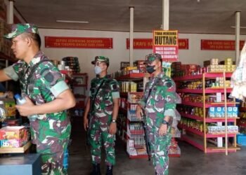 Rajut Persatuan dan Kesatuan Bangsa, Koramil Persiapan Mayamuk Kodim 1802/Sorong Komsos Bersama Masyarakat Binaan.