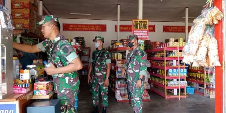 Rajut Persatuan dan Kesatuan Bangsa, Koramil Persiapan Mayamuk Kodim 1802/Sorong Komsos Bersama Masyarakat Binaan.