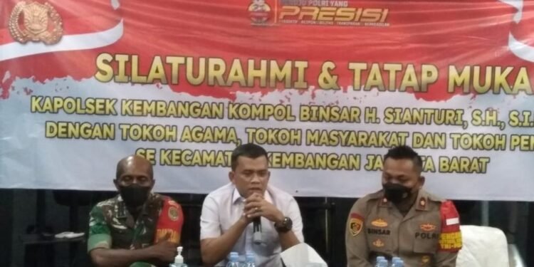 Jalin Silaturahmi Bersama Toga, Tomas dan Toda, Ini Harapan Kompol Binsar H Sianturi Kapolsek Kembangan.