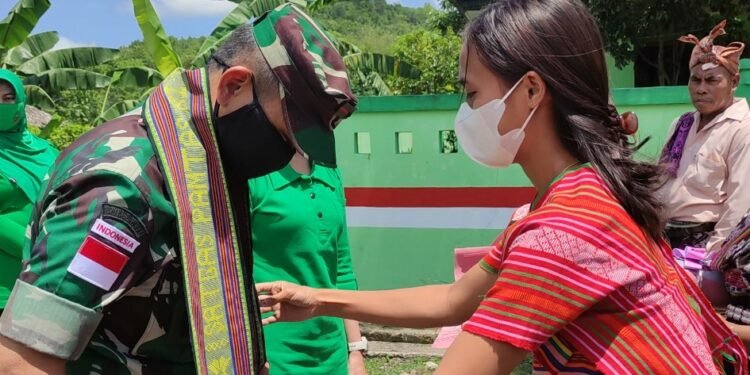 Dankolakops Satgas Pamtas RI-RDTL Kunjungi Makotis Satgas Pamtas RI-RDTL Yonif 743/PSY, “Jaga Kedaulatan NKRI Dengan Kehormatan Diri Hingga Nyawamu”.